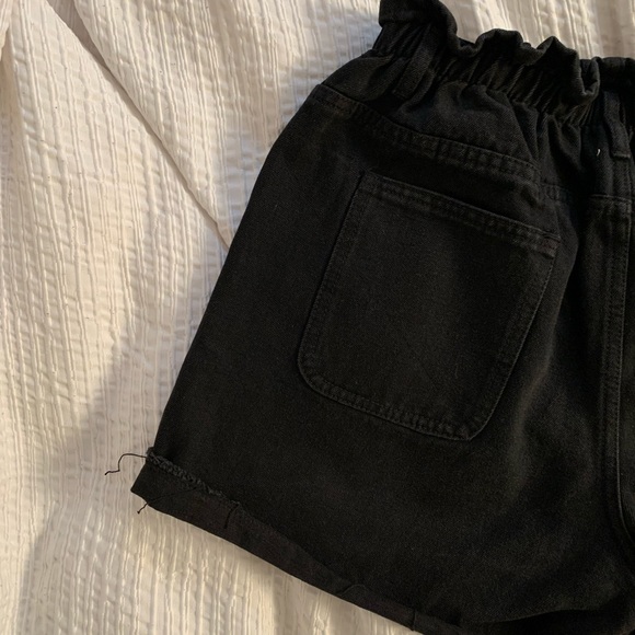 Paperbag jeans shorts - Picture 4 of 4